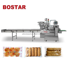 Buns Breads Automatic Flow Wrapping Packing Machine
